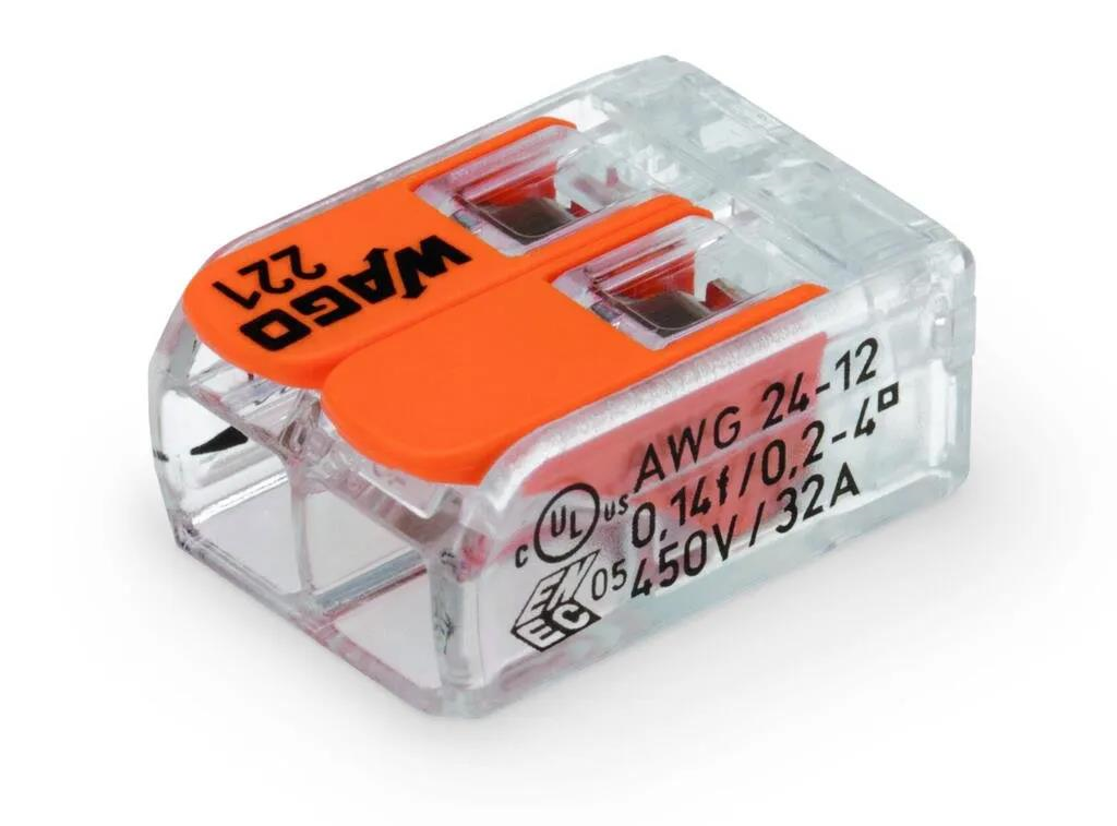 CONECTOR EMENDA FIO WAGO 450V/32A