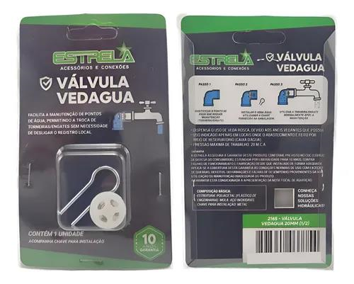 Valvula Vedagua Estrela - Unid