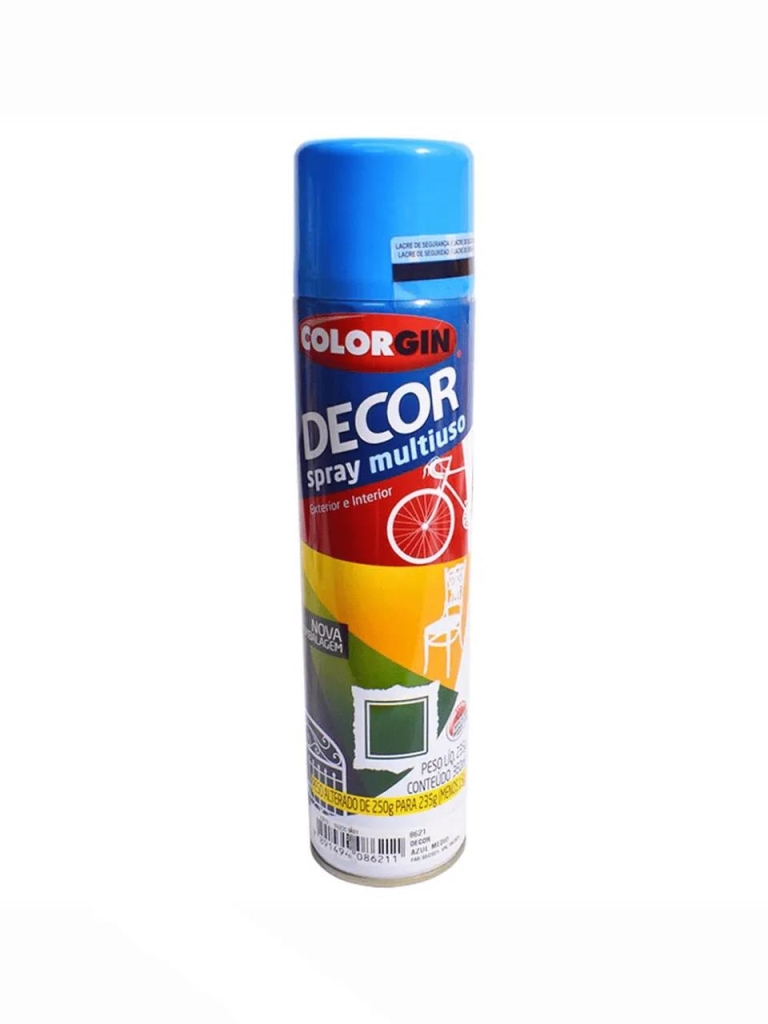 SPRAY AZUL MÉDIO 250G DECOR COLORGIN