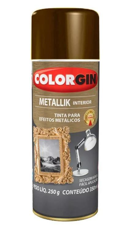 SPRAY BRONZE METALLIK 250G DECOR COLORGIN