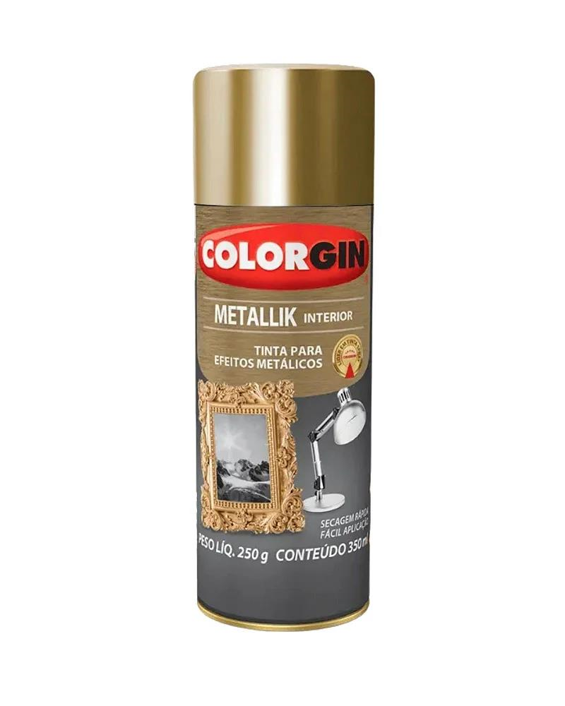 SPRAY DOURADO METALLIK 250G DECOR COLORGIN