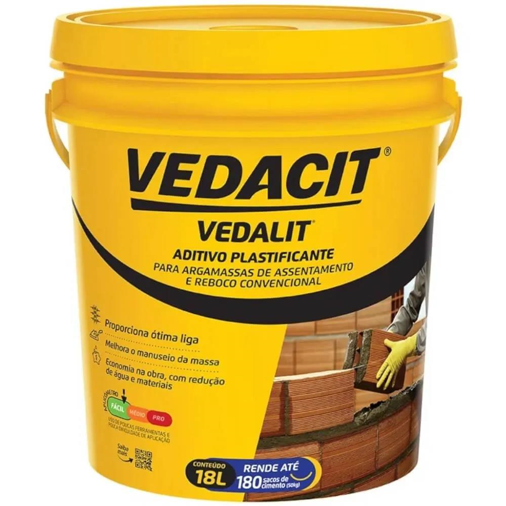 ADITIVO PLASTIFICANTE VEDALIT 18LTS VEDACIT
