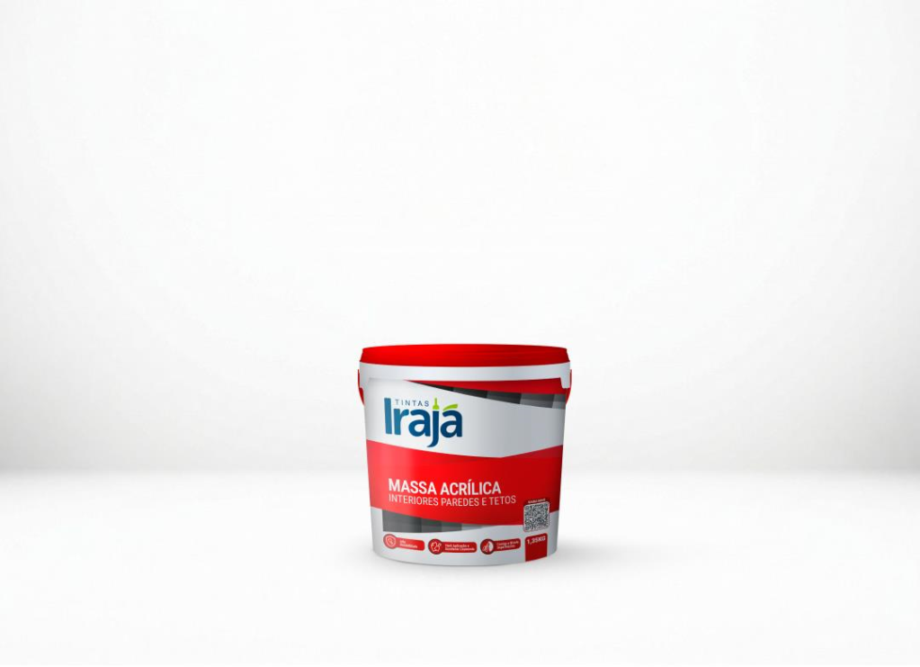 MASSA ACRÍLICA 900ML 1,35KG IRAJA