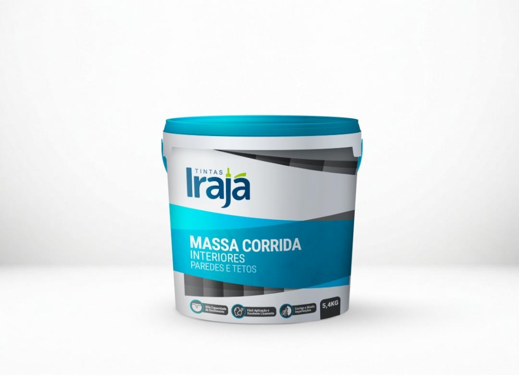 MASSA CORRIDA BALDE 3,6L 5,4KG IRAJA