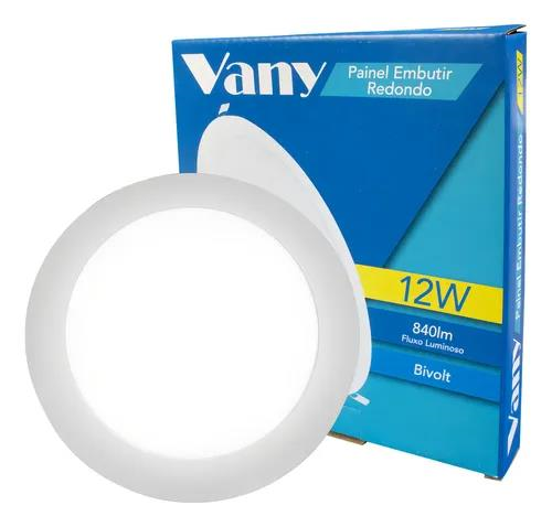 PLAFON SOBREPOR LED REDONDO 12W VANY - UN