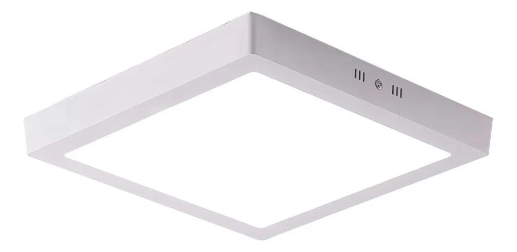 PLAFON SOBREPOR LED QUADRADO 12W VANY - UN
