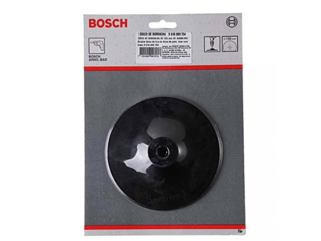DISCO BORRACHA ESMELBOSH 41/2 MAX 14910 12000 RPM - UN