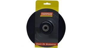 DISCO BORRACHA THOMPSON 4,5 1270 BOSCH/BLACK - UN