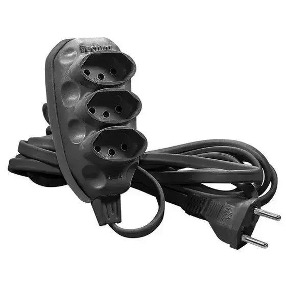 EXTENSAO ELETRICA 2P+T 10,00 METROS TECHNA - UN