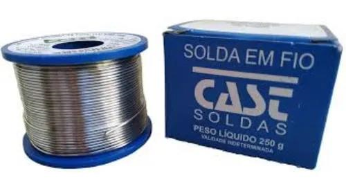 SOLDA ESTANHO ROLO 250G CAST - UN