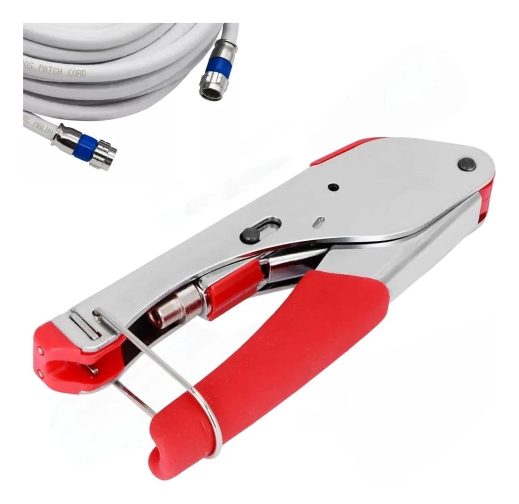 Alicate Crimpar Cabo Coaxial GC-518A1 - Unid