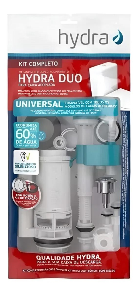 Kit Universal Duplo Acion Hydra Duo Deca - Unid