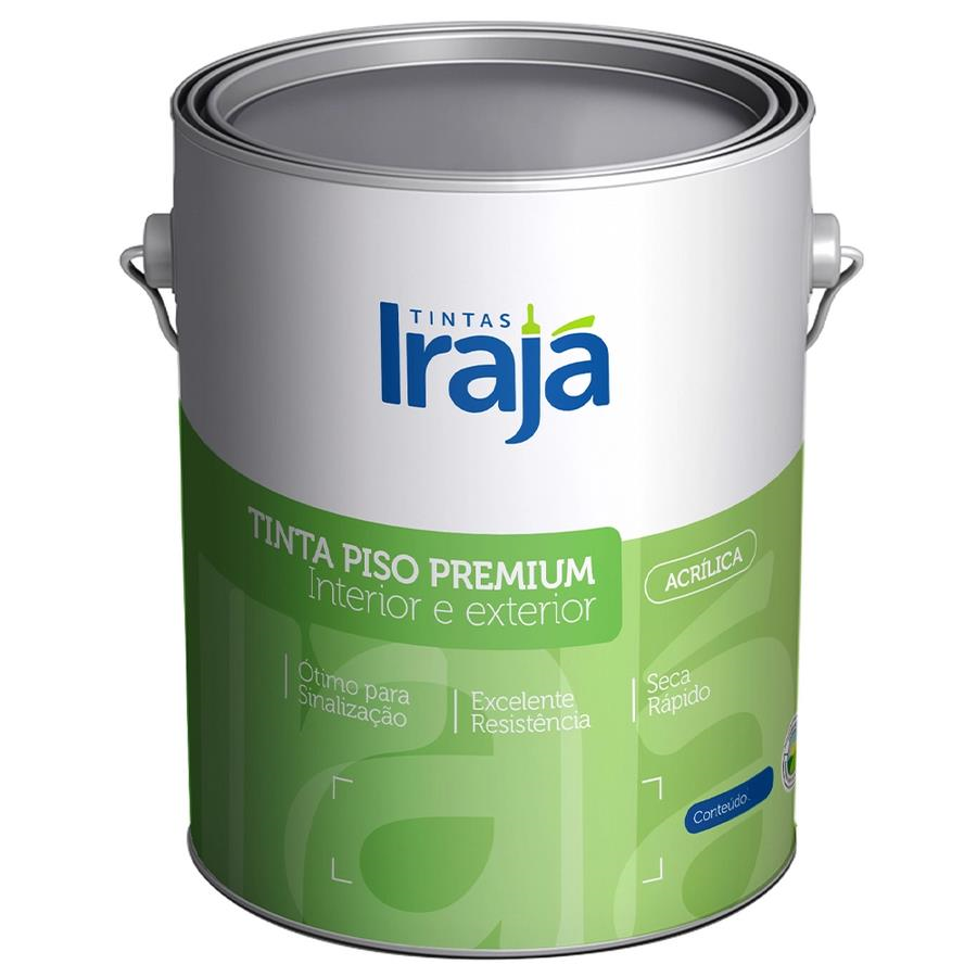 TINTA PISO PREMIUM VERDE QUADRA GALÃO 3,6L IRAJA