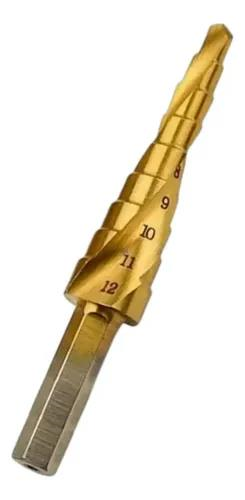 BROCA ESCALONADA  4MM A 12MM BRASFORT 7959 - UN