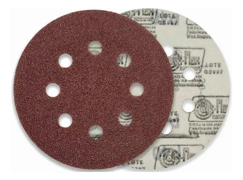 DISCO DE LIXA PLUMA VERMELHO 120 DISFLEX