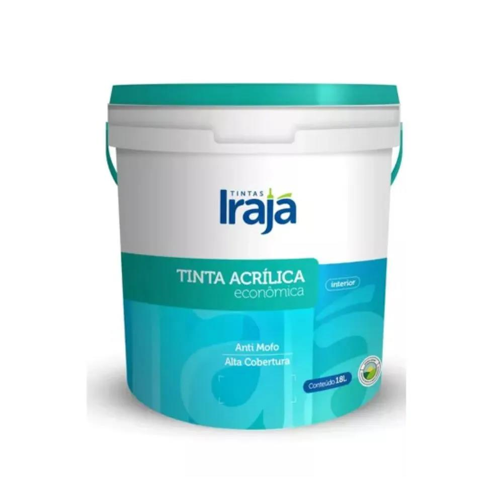 TINTA ACRÍLICA ECONÔMICA BRANCO GELO BALDE 18LTS