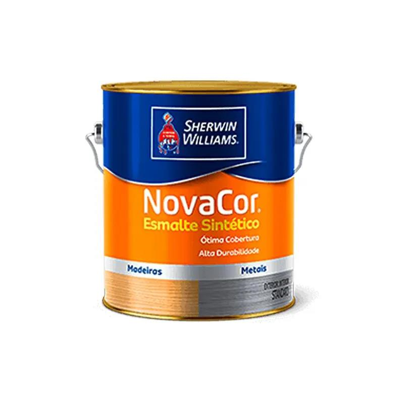 TINTA ESMALTE SINTÉTICO PRETO 900ML NOVACOR SHERWIN WILLIAMS