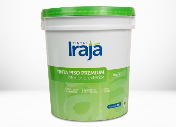 TINTA PISO PREMIUM BRANCO 18LTS IRAJA