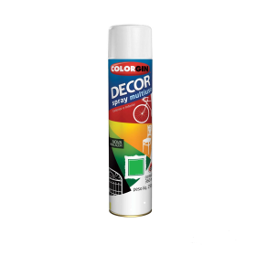 SPRAY BRANCO BRILHANTE 250G DECOR COLORGIN