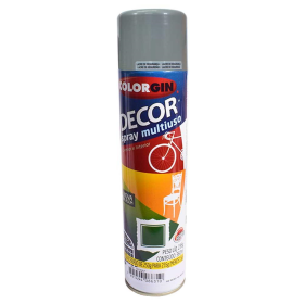 SPRAY CINZA 250G DECOR COLORGIN