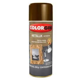 SPRAY BRONZE METALLIK 250G DECOR COLORGIN