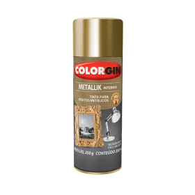 SPRAY DOURADO METALLIK 250G DECOR COLORGIN