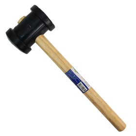 MARTELO DE BORRACHA 40MM PRETO BRASFORT