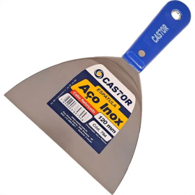 ESPATULA INOX CABO PLÁSTICO 120MM CASTOR