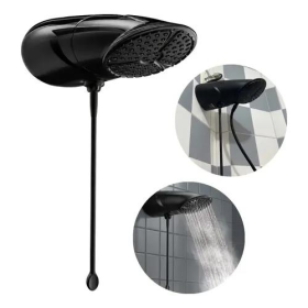 CHUVEIRO TOP JET ELETRONICA BLACK 220V X 7500W LORENZETTI