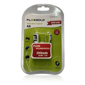 Pilha Recar FXAA29B2 2900MAH Flex 2 Pcs - Unid