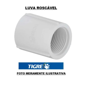 LUVA BRANCA ROSCA/ROSCA 2 TIGRE