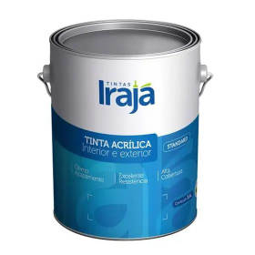 TINTA ACRÍLICA STANDARD 60% FLAMINGO 3,6L IRAJA
